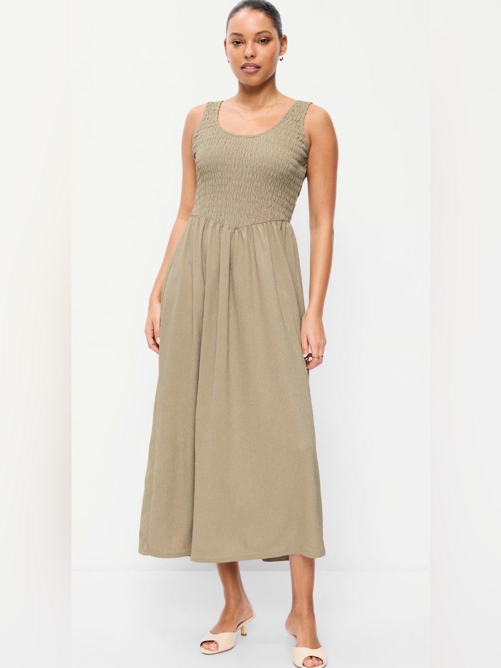 Old Navy Smocked Midi Dress